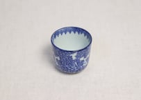 明治前期紙刷花散らし図筒小向付