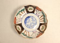明治後期～大正色絵松竹梅図大なます皿①