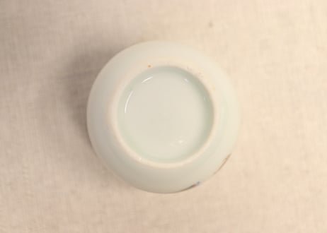 明治前期金彩水仙図のぞき①　濃いめ