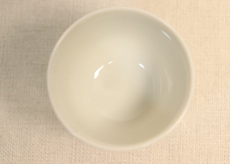明治前期白磁小碗