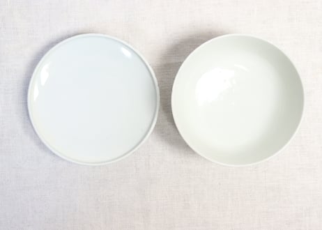 明治後期~大正染付桐と菊図蒸茶碗