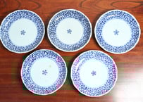 江戸中期染付萩唐草文向付④ ニュウ | 吉祥寺PukuPuku