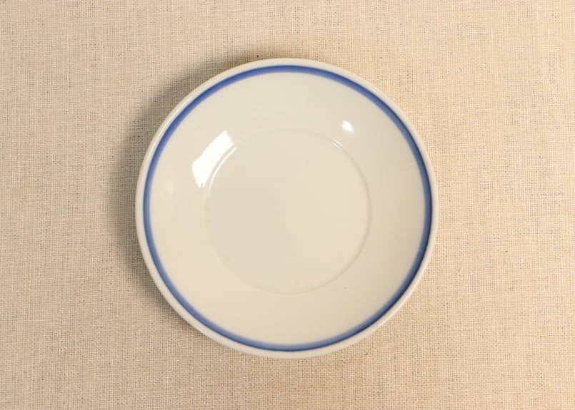 大正～昭和戦前染付青輪線縁小皿 | 吉祥寺PukuPuku