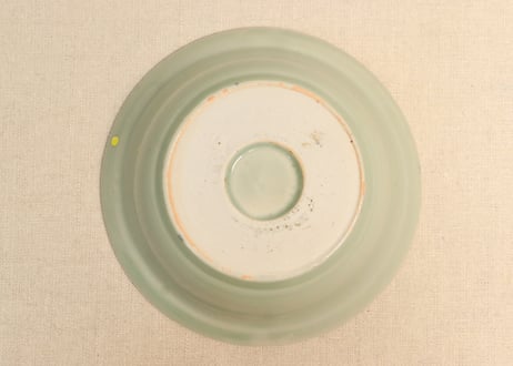 江戸後期外青磁山水図春寒鉢③かたつき,少甘手