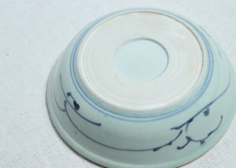 江戸後期色絵アシに水鳥図なます皿①