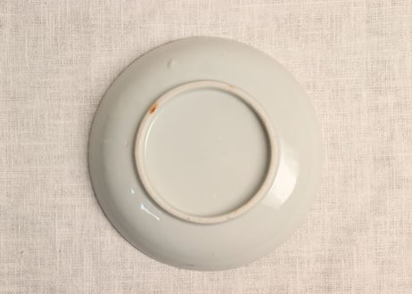 明治後期~大正銅判松と月図5寸皿