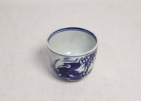 明治後期~大正染付竹図向付