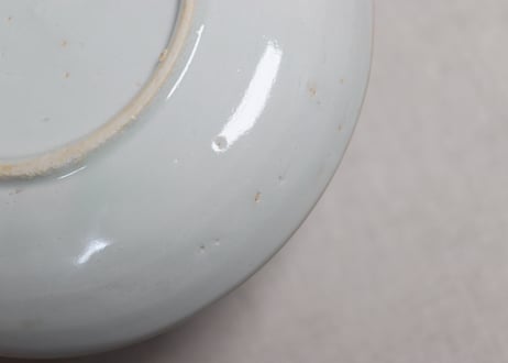 明治後期～大正銅判麦図5寸皿②フリモノ
