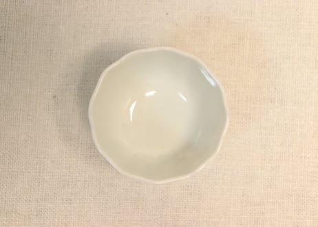 明治後期～大正源六製染付若松と唐草図通り物小向付