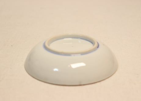 明治後期～大正銅判柿図小皿