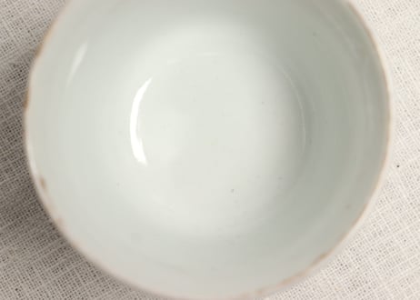 明治後期~大正色絵菖蒲図向付 ムシクイ込み