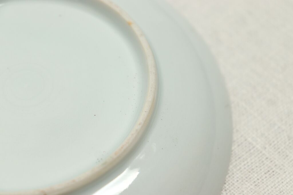 小皿 4枚 図替わり 色絵付 土産物 明治 大正 昭和初期 小皿 4枚 図替わり 色絵付 土産物 明治 大正 昭和初期