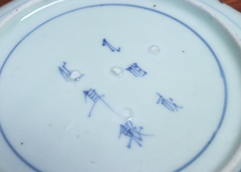 江戸期蛸唐草見込松竹梅輪花皿割れニュー無し古い物です時代多少の使用感あります 江戸期蛸唐草見込松竹梅輪花皿割れニュー無し古い物です時代多少