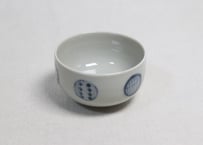 江戸幕末染付丸文湯呑②ケムリ