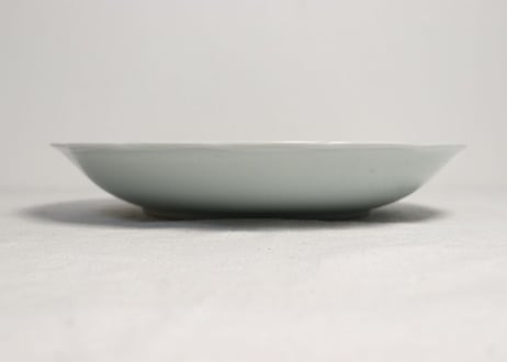 江戸幕末染付山水図尺皿