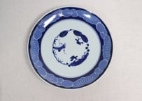 江戸幕末染付瓢箪図7寸皿