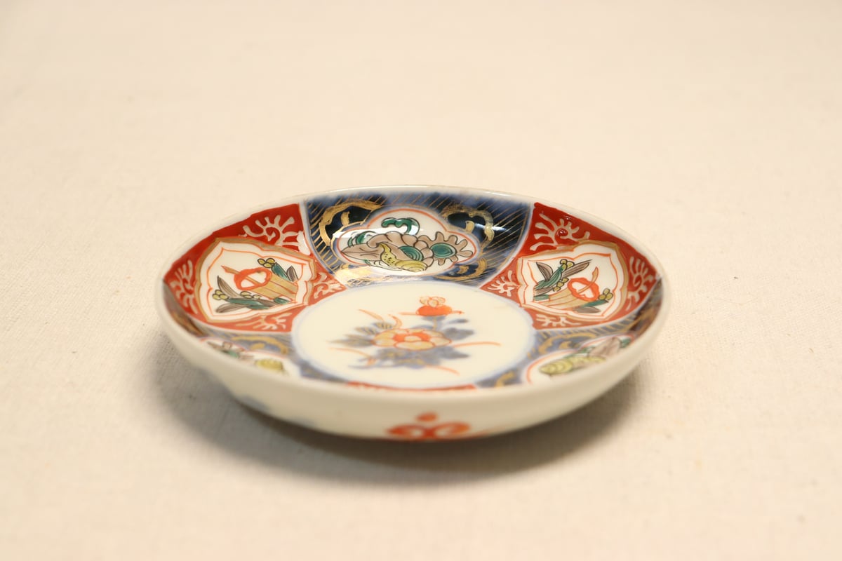 明治前期色絵三方貝図小皿 | 吉祥寺PukuPuku
