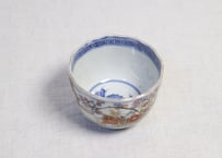 明治前期色絵麒麟と花鳥図通り物向付