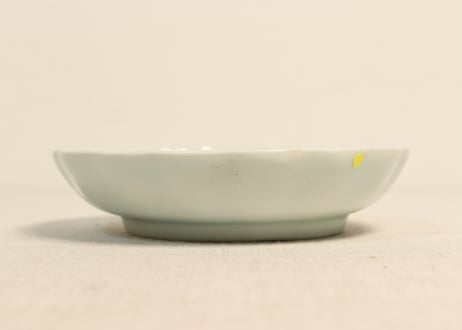 江戸幕末染付松鶴図小なます皿②小ニュウ