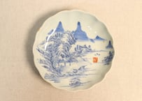 江戸後期染付竹林賢人図なます皿 | 吉祥寺PukuPuku