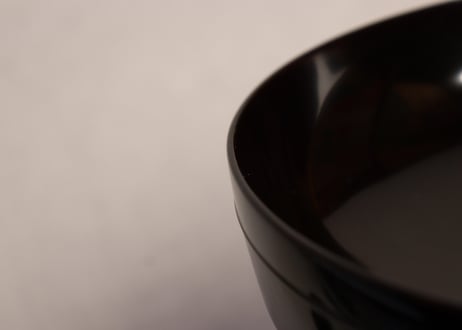 明治～大正総黒中平碗
