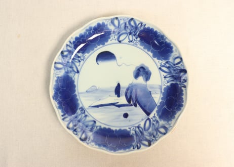 美品 未使用 村田森さん　太刀魚　染付　角皿 染付鎬角皿 | 食器 | ギャラリー器館