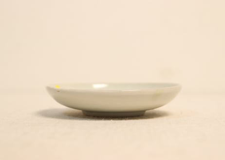 江戸後期染付寿文字と蝙蝠図豆皿③フリモノ,少甘手