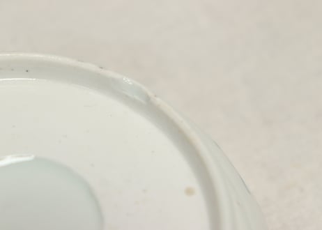 江戸幕末染付八方花図なます皿