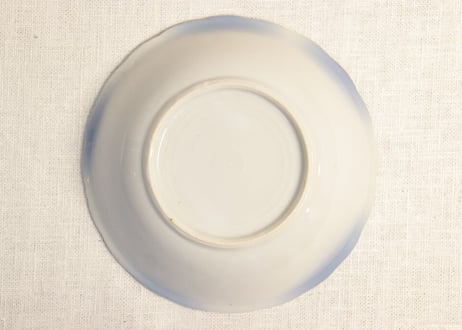 大正~昭和戦前吹き墨桜花文小なます皿