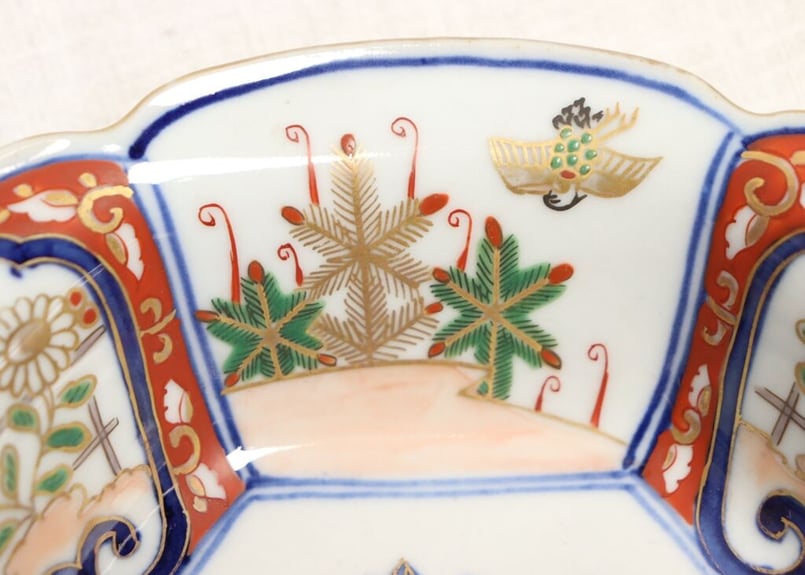 超大値下⚫希少特大皿⚫古伊万里色絵松竹梅花唐子図大皿⚫直径約46.5cm