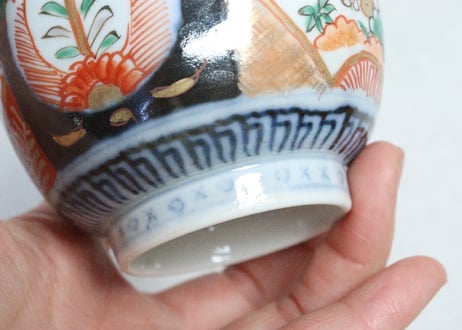 明治前期色絵松竹梅図向付②