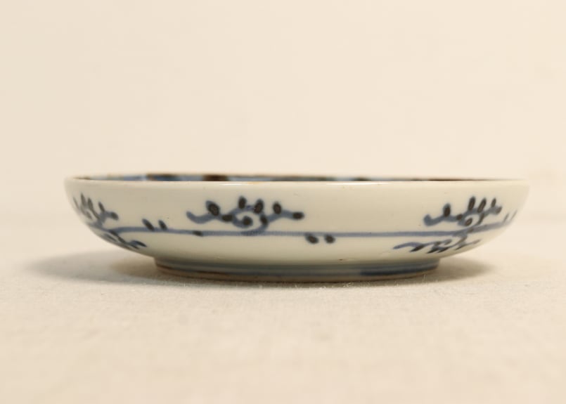 明治前期色絵流水に水鳥図小皿① | 吉祥寺PukuPuku