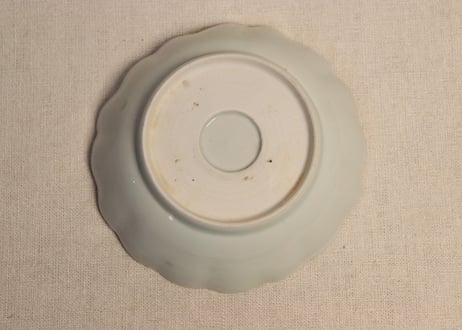 江戸幕末染付龍図なます皿② かたつき