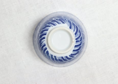 明治後期~大正銅判牡丹唐草図向付