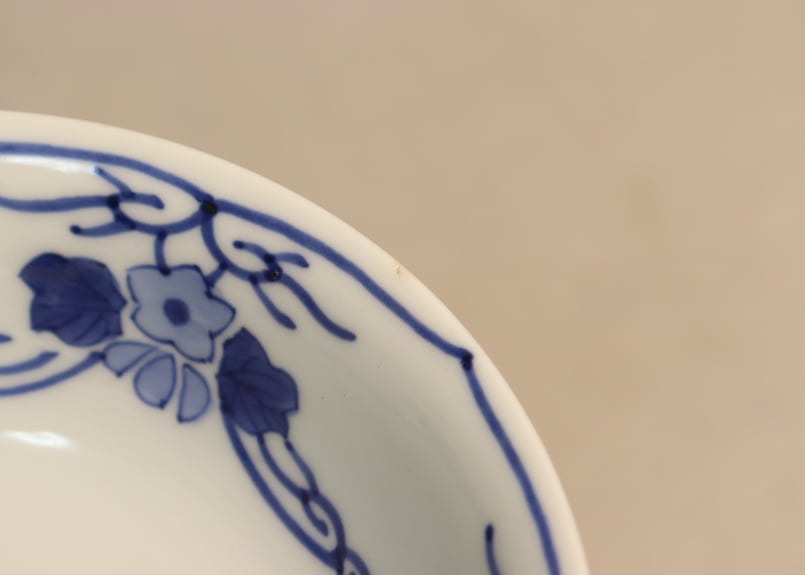 明治後期～大正染付鳳凰と花図小鉢 | 吉祥寺PukuPuku