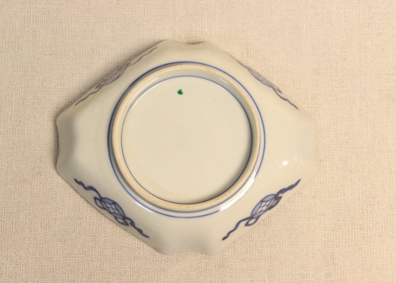 明治前期色絵柘榴図菱形皿① | 吉祥寺PukuPuku