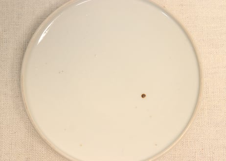 明治前期色絵梅と鶯に鳥籠図通り物蒸茶碗②　少甘手