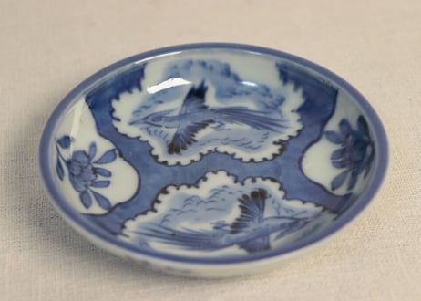 印判皿　弁慶　牛若丸　染付　八画皿　珍品 　ア12 印判皿 弁慶 牛若丸 染付 八画皿 珍品 ア12 - メルカリ