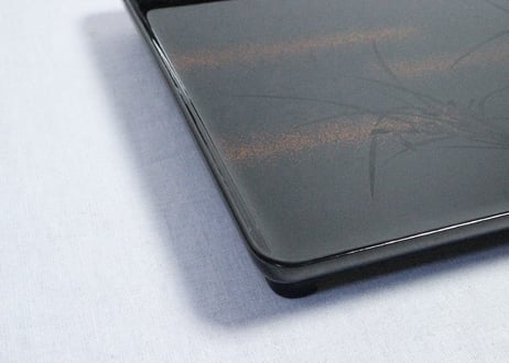 総黒線彫り草花銘々図会席膳　5客組