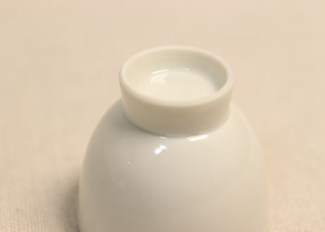 明治前期白磁小碗