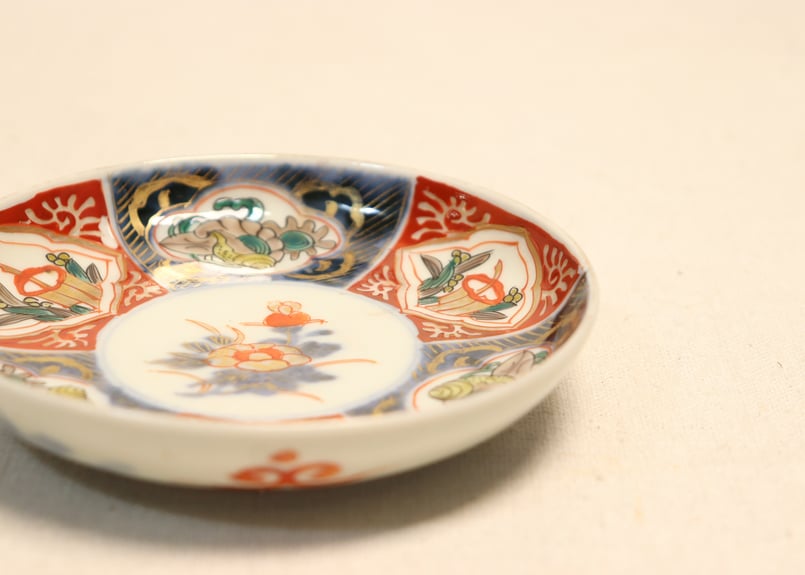 明治前期色絵三方貝図小皿 | 吉祥寺PukuPuku