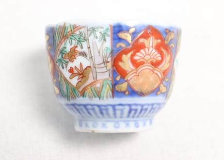 明治前期色絵松竹梅図小向付