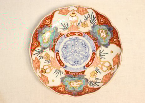 アンティーク　根来塗　布袋 堆朱　菊　模様　時代箱 EJ21-6 アンティーク 根来塗 布袋 堆朱 菊 模様 時代箱 EJ21-6 アンティーク