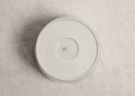 江戸後期色絵山水図通り物猪口