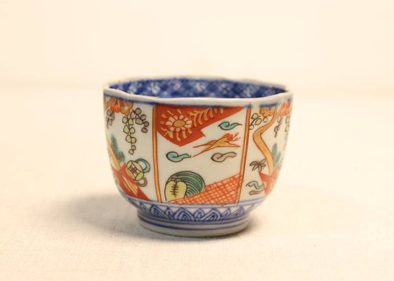 明治前期色絵熨斗と鶴亀図向付 | 吉祥寺PukuPuku