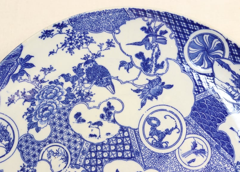 明治時代　古備前系　古丹波系　古瀬戸系 花印　糸目文様　高37.6cm　大徳利 明治時代 古備前系 古丹波系 古瀬戸系 花印 糸目文様 高
