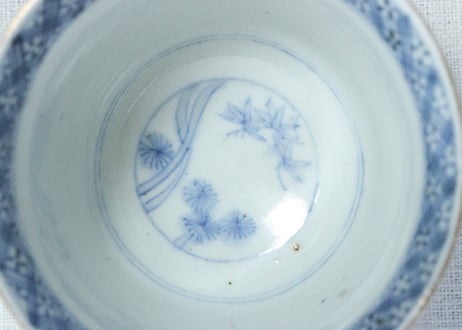 明治前期色絵鳳凰図向付