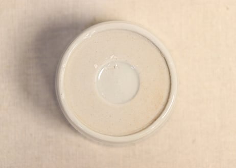 江戸幕末染付微塵唐草図猪口①