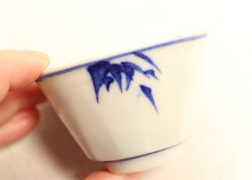 明治後期～大正染付竹図煎茶碗 | 吉祥寺PukuPuku