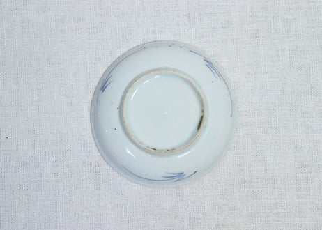 江戸中期色絵茄子図小皿①